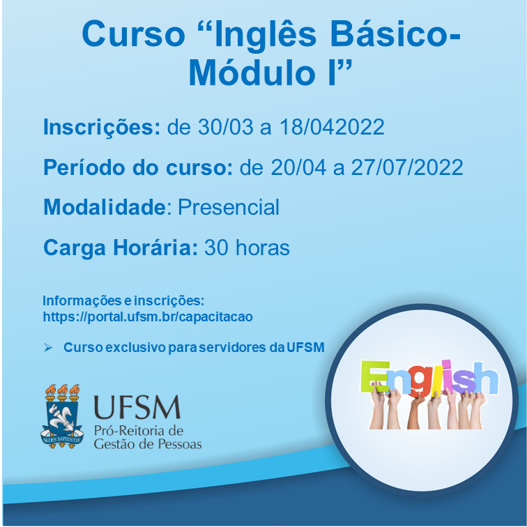 CURSO DE INGLÊS SEM CUSTO NA PARÓQUIA