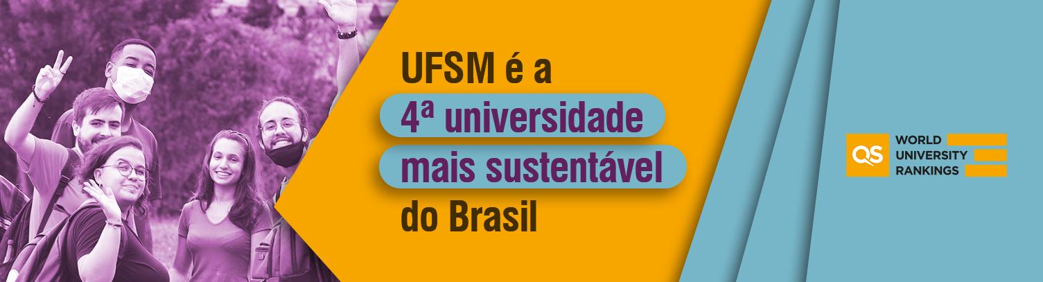 Pessoas sorrindo. UFSM é a quarta universidade mais sustentável do Brasil.