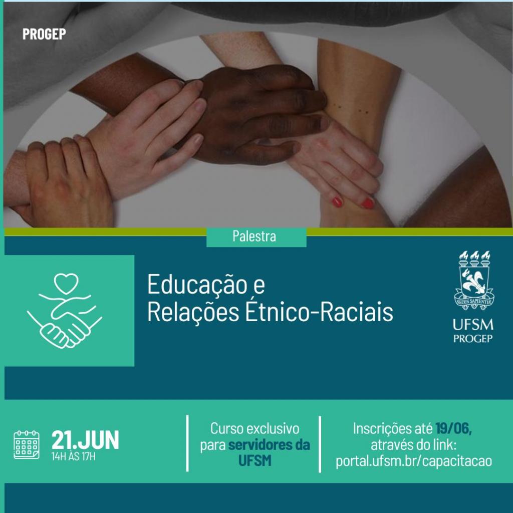 Palestra sobre educação e relações étnico-raciais será no dia 21 de ...