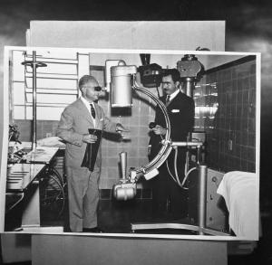 Cirurgia com uso de TV no Hospital