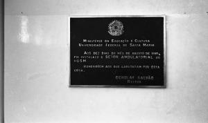 Inauguração do Setor Ambulatorial do Hospital Universitário