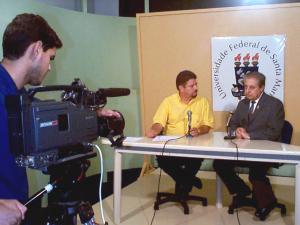 Entrevista do reitor Paulo Sarkis ara a TV Campus
