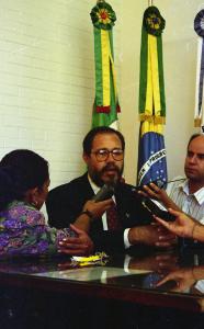 Entrevista coletiva do reitor Odilon do Canto após sua eleição como presidente da Andifes