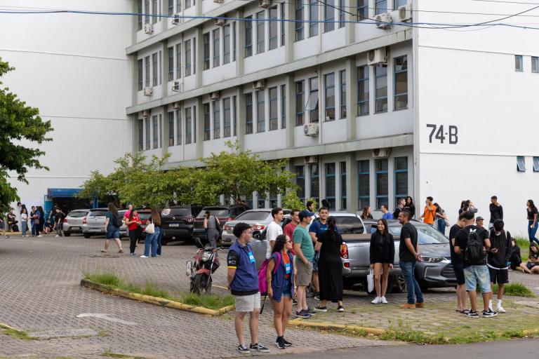 2º dia de provas do Vestibular (Foto: Felippe Richardt)