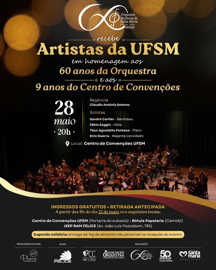 Cartaz do espetáculo.