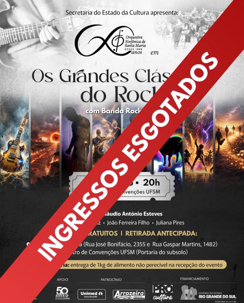 Cartaz do espetáculo.