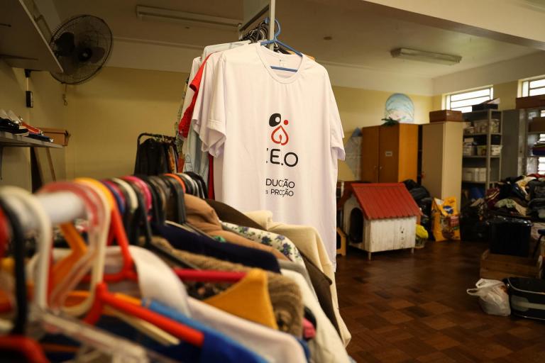 Moda circular na UFSM (Foto: Mathias Ilnicki)