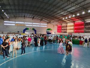 Apresentação deações de educação patrimonial em São João do Polêsine (Foto: Davi Pereira)