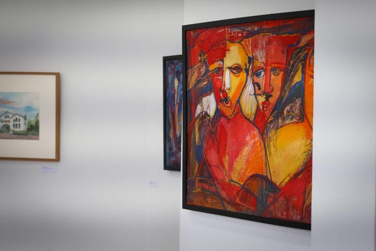 Exposições no Acervo Artístico da UFSM (Foto: Mathias Ilnicki)