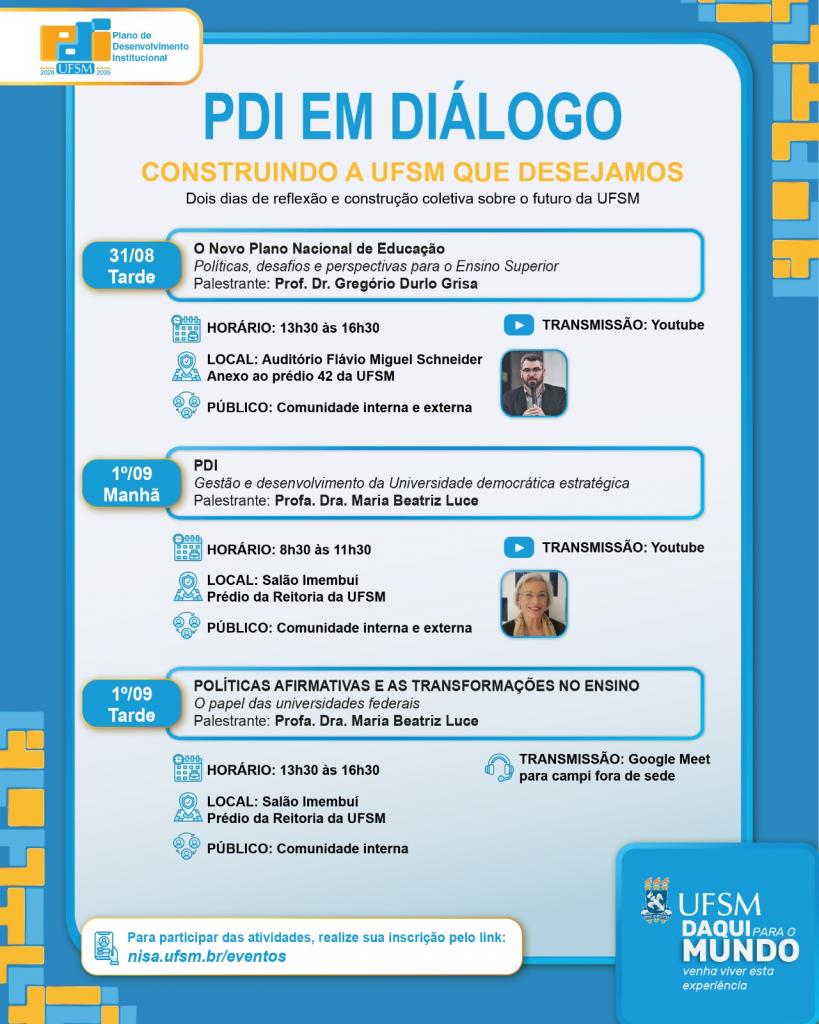 Cartaz do evento.