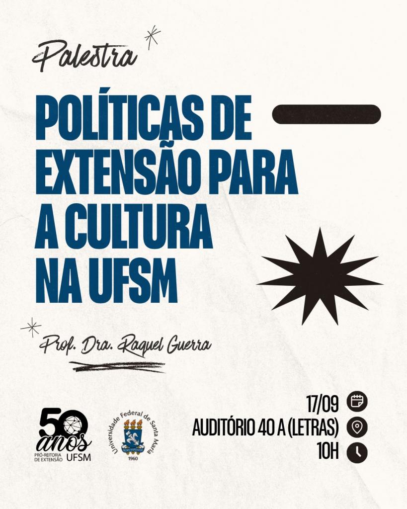 Cartaz do evnto.