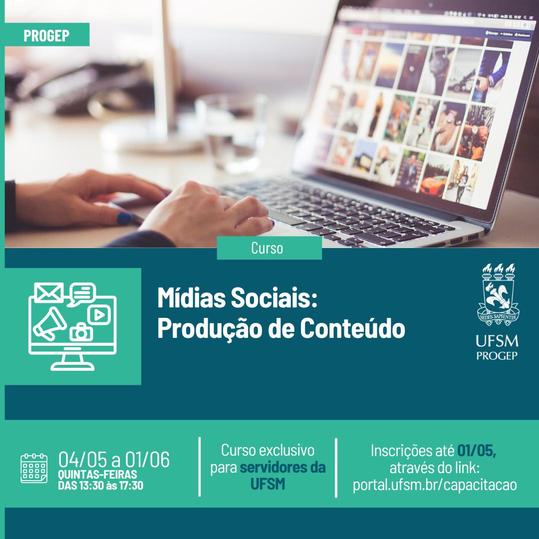 PROGEP promove Curso de Mídias Sociais – PROGEP