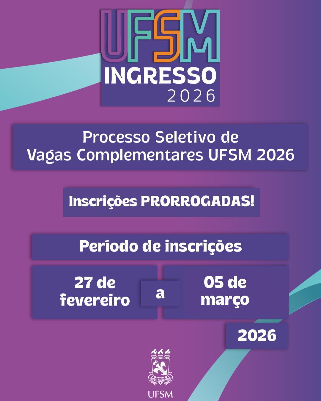 Processo Seletivo de Vagas Complementares – PROGRAD