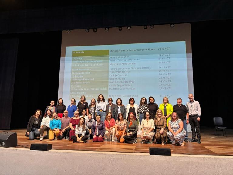 Coordenadores de Gestão e Área no Evento de Lançamento (11/04/2025)