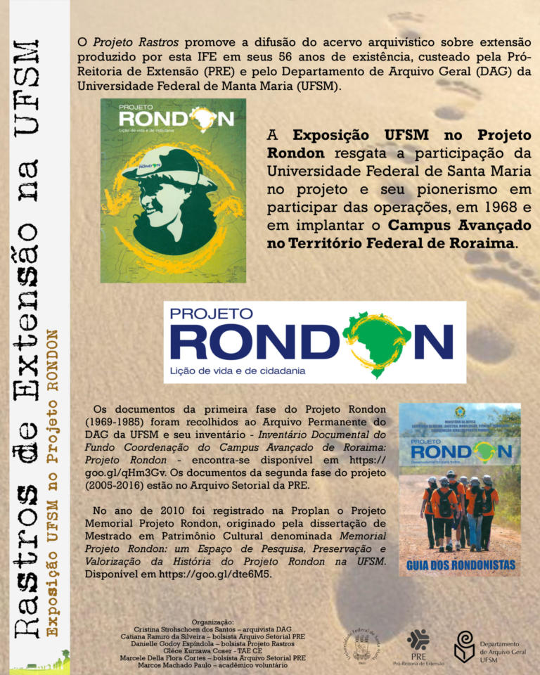 Exposição UFSM no Projeto Rondon