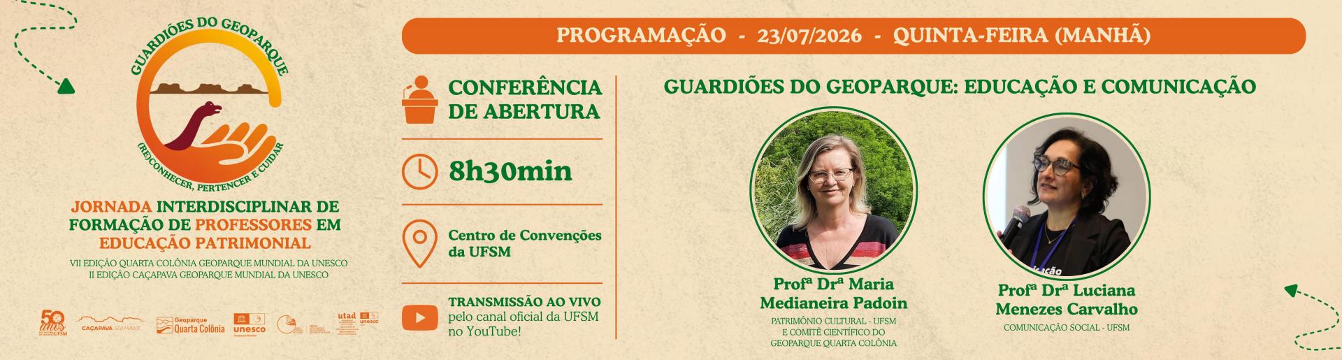 Banner site - Conferência de Abertura