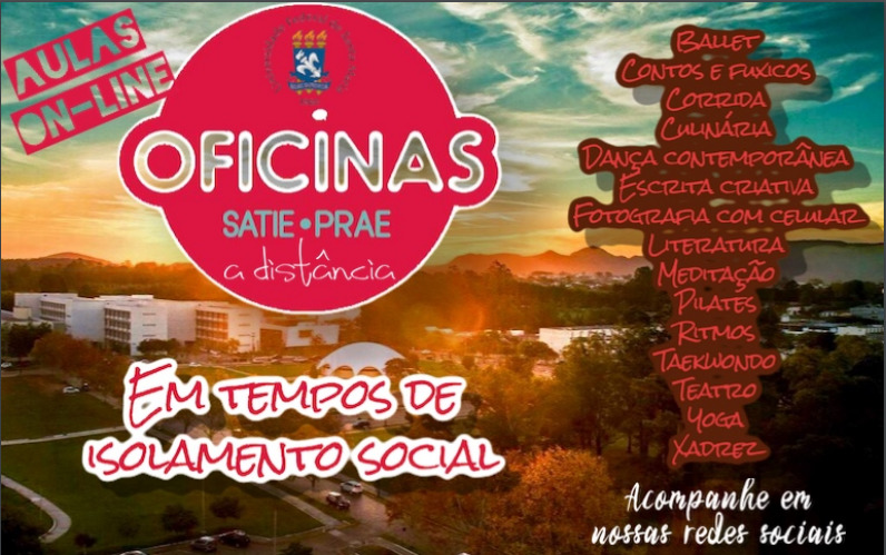 Satie realiza oficinas online