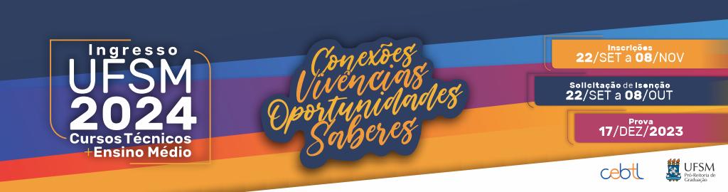 Clicar na imagem acima para fazer sua inscrição nos cursos técnicos do CTISM!