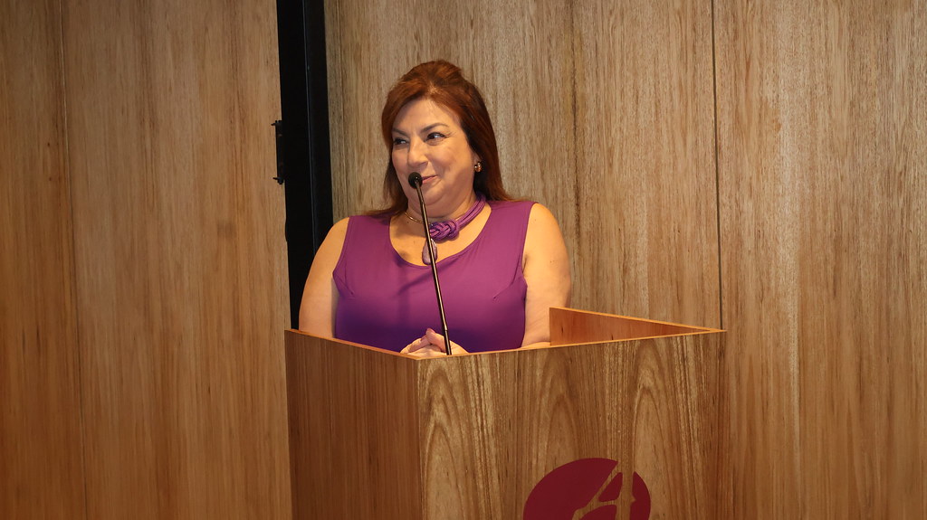 Martha Adaime, reitoria da UFSM, em sua fala durante o Pleno da Andifes