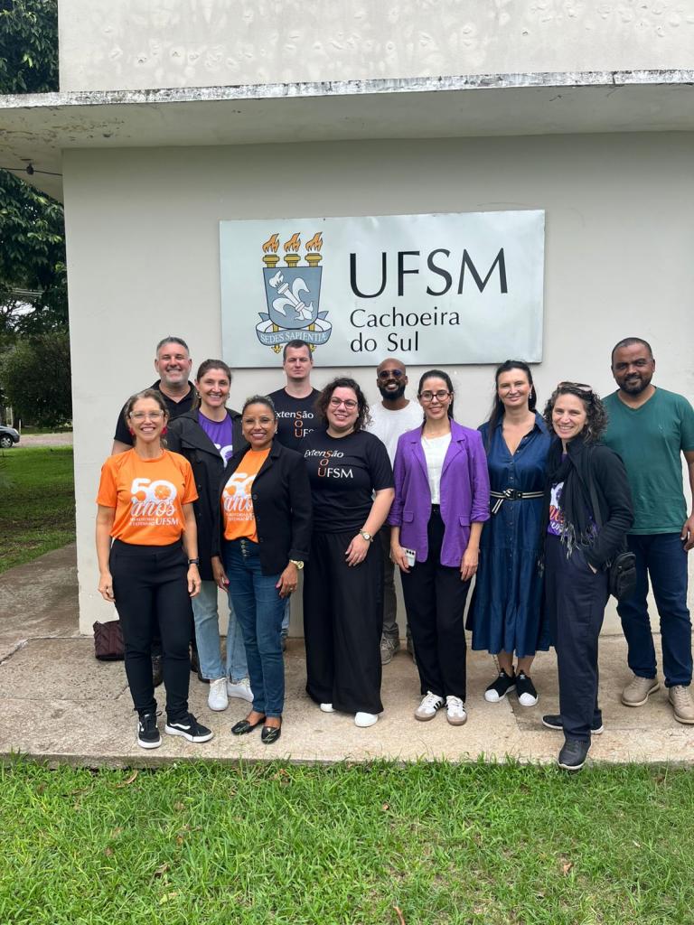 fotos da visita da pró-reitoria de extensão aos campi fora de sede