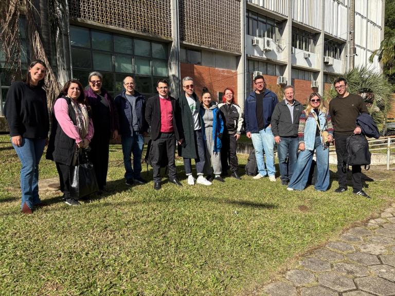 Equipe da Proplan saindo a caminho dos Campi de Palmeira e Frederico