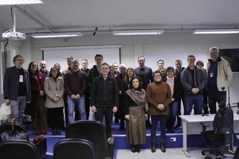 Equipe da PRPGP em visita ao CTISM