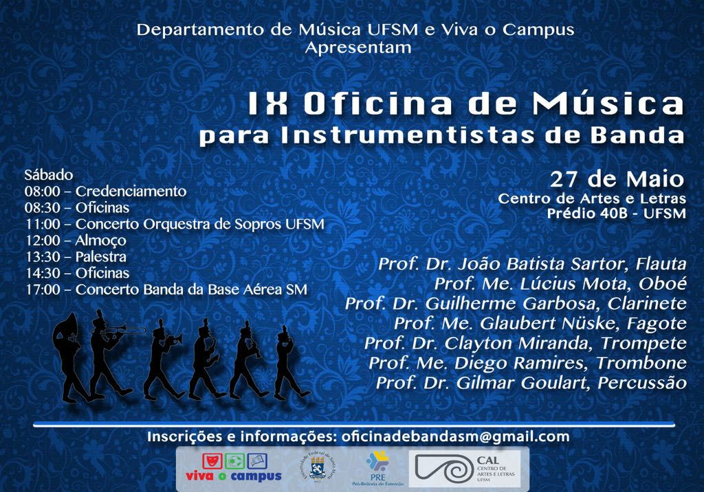 Cartaz2017 Banda Sinfnica UFSM