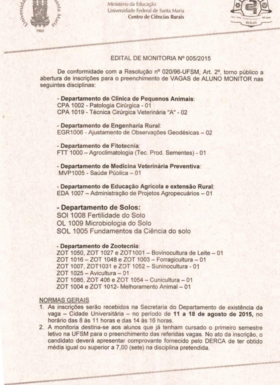 edital monitoria 05 2015