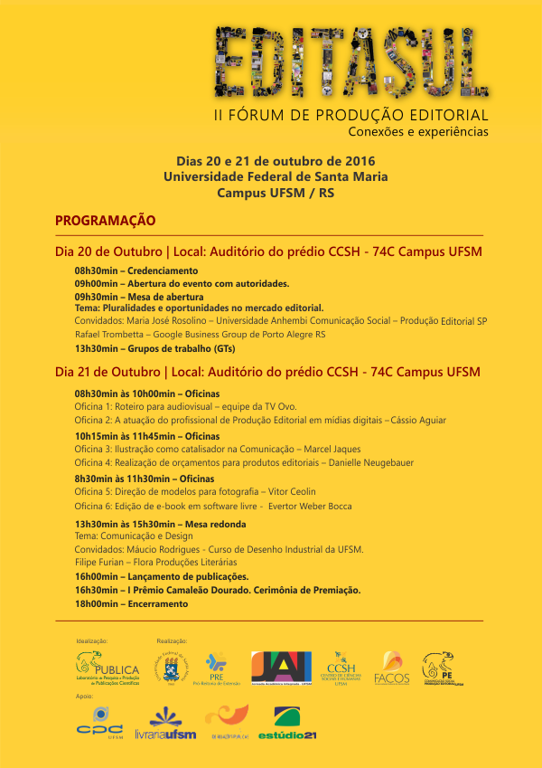 Programação Editasul 2016 1