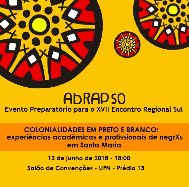 Pré Evento 1 XVII Regional Sul c