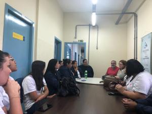 GPEA reunido com Vanessa Ramos de Souza e equipe de visitadoras.
