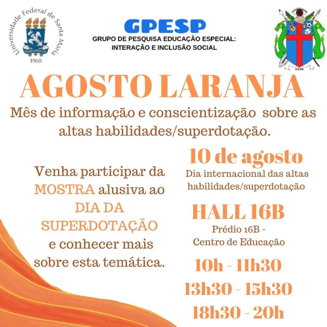 10 de agosto, Dia Internacional da Superdotação — Fundação Centro