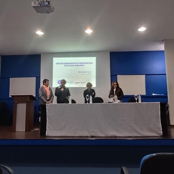 Elena Mallmann, Ascísio Pereira, Maria Beatriz Luce e Débora Leão