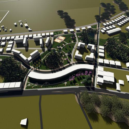 Masterplan de bairro sustentável em
área de desenvolvimento urbano