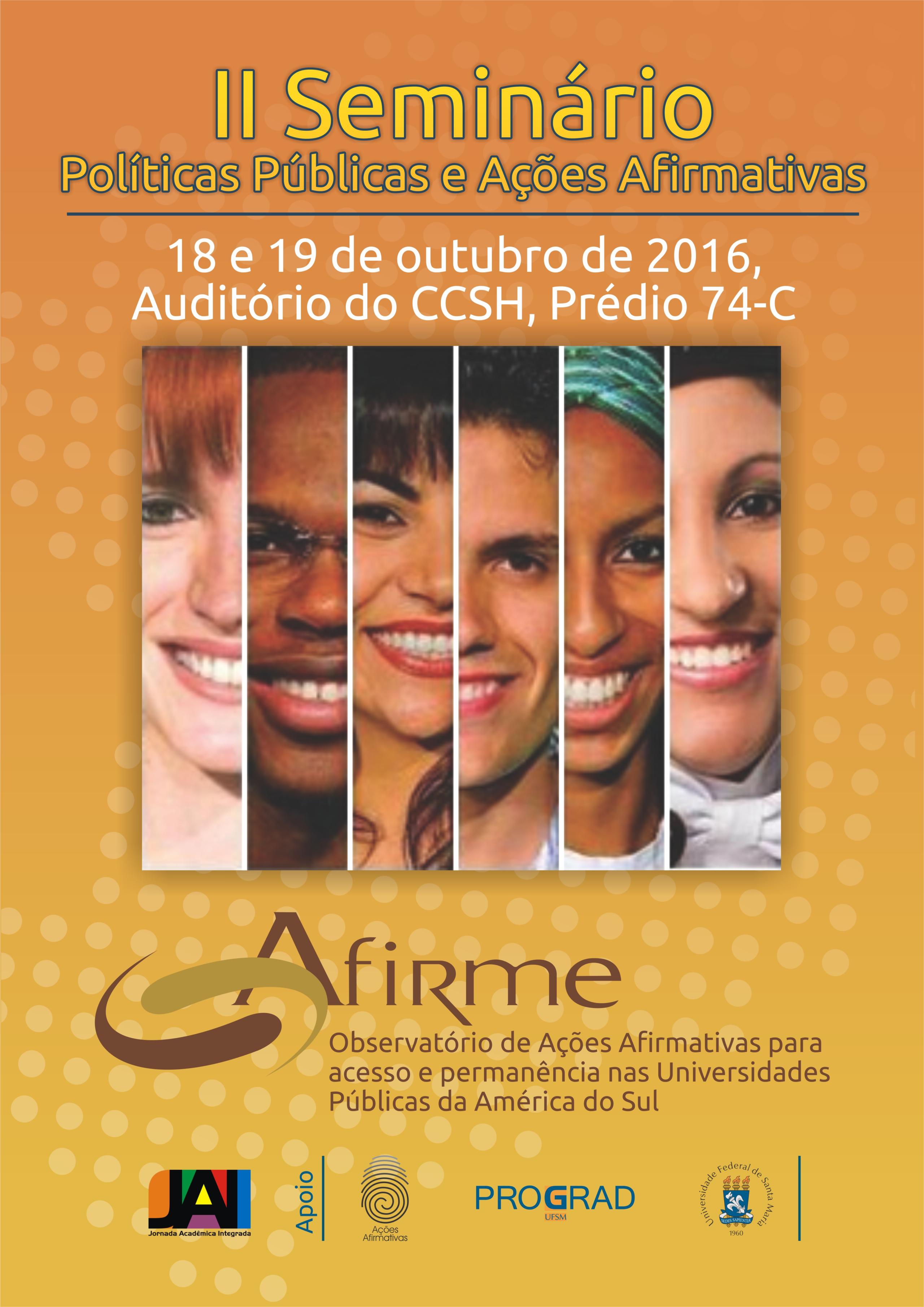 Cartaz Afirme 2016