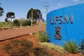 Entrada do CESNORS da UFSM.