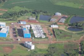 Vista aérea do CESNORS da UFSM.