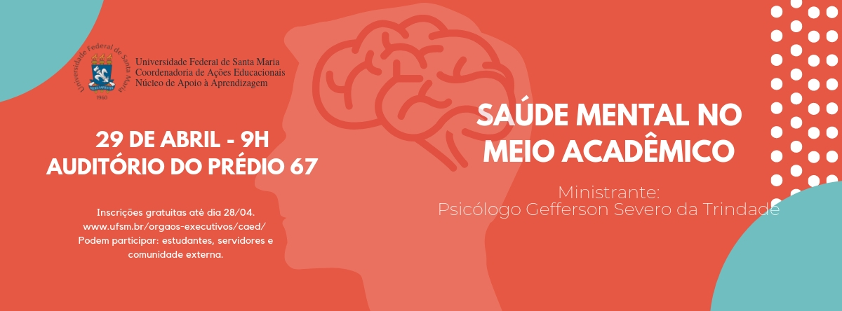 O Núcleo de Apoio à Aprendizagem divulga a abertura de inscrições para o curso 