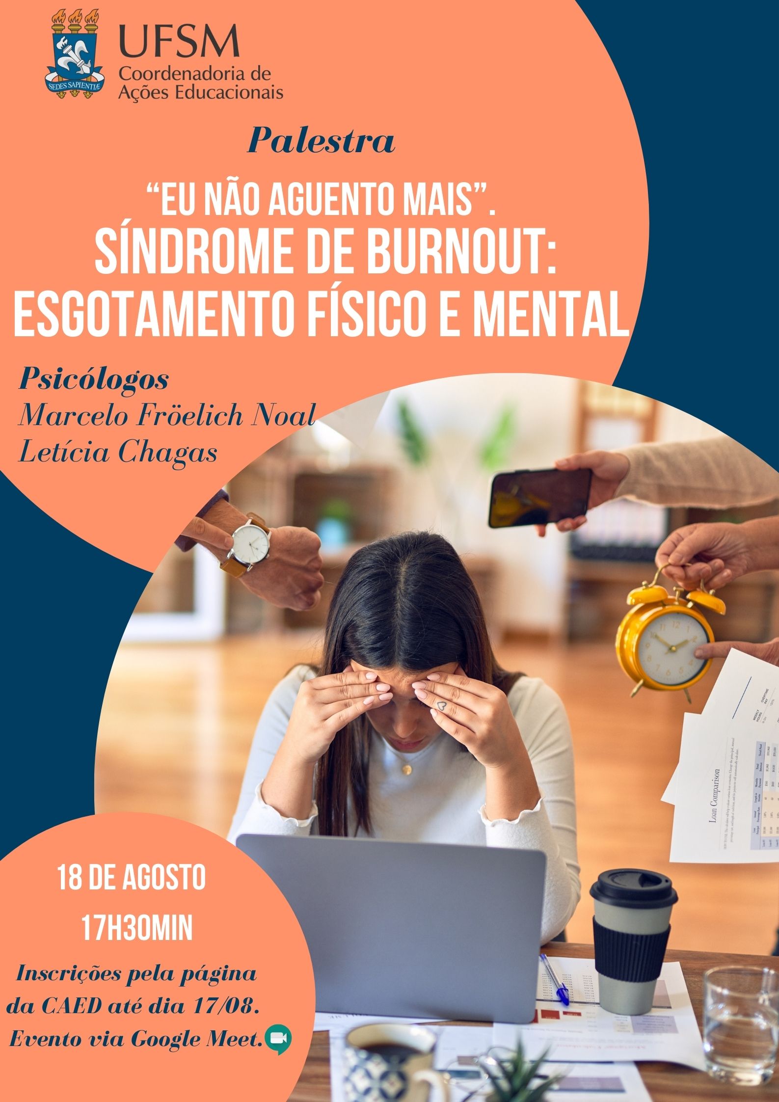 Palestra “Eu não aguento mais”. Síndrome de Burnout: esgotamento físico ...