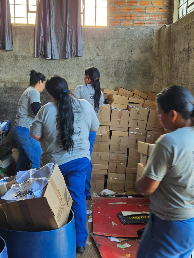 Organização para reciclagem na ASMAR