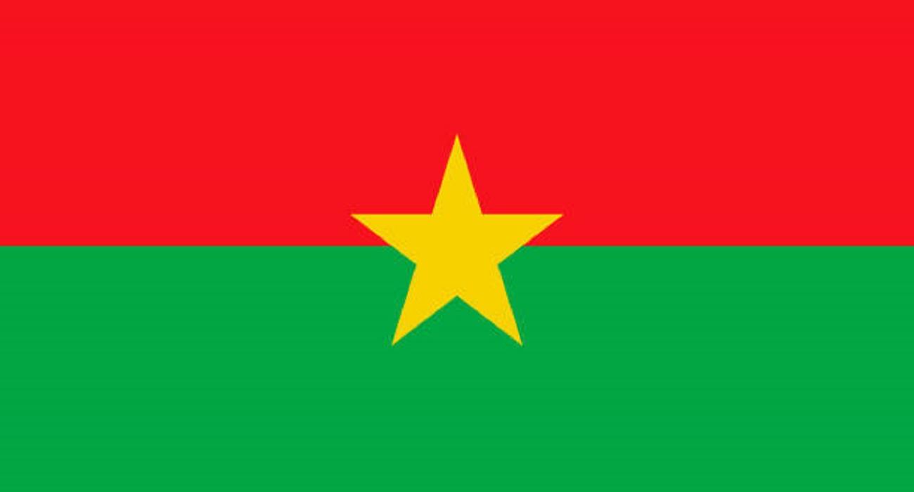 Burkina Faso national flag icon in the correct aspect ratio. File is built in the CMYK color space for optimal printing, and can easily be converted to RGB without any color shifts.