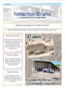 Jornal Temática dos 50 anos do Colégio Politécnico da UFSM