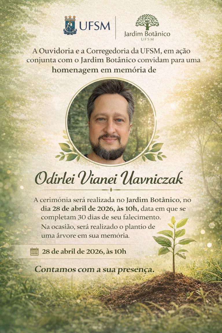 card com informações da notícia sobre a homenagem a Odirlei