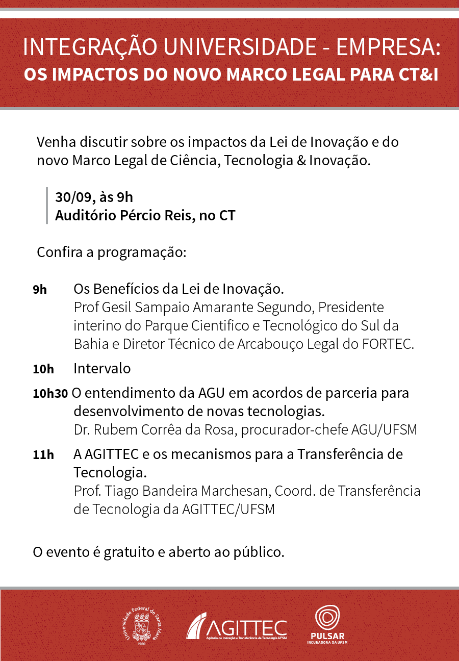 agittec os impactos do novo marco legal para cti