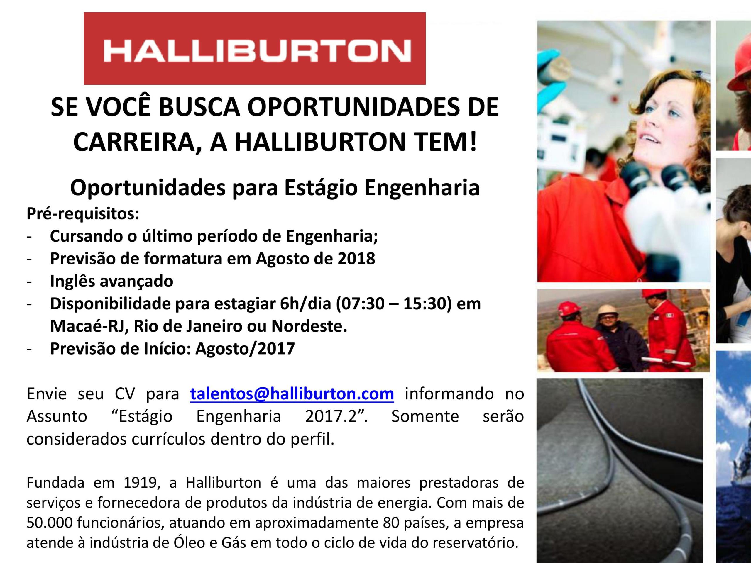 ESTAGIO HALLIBURTON