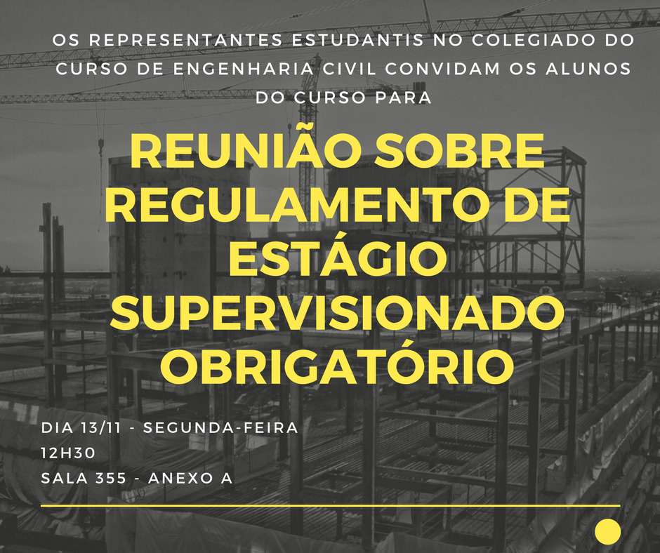 REUNICAO SOBRE ESTAGIO