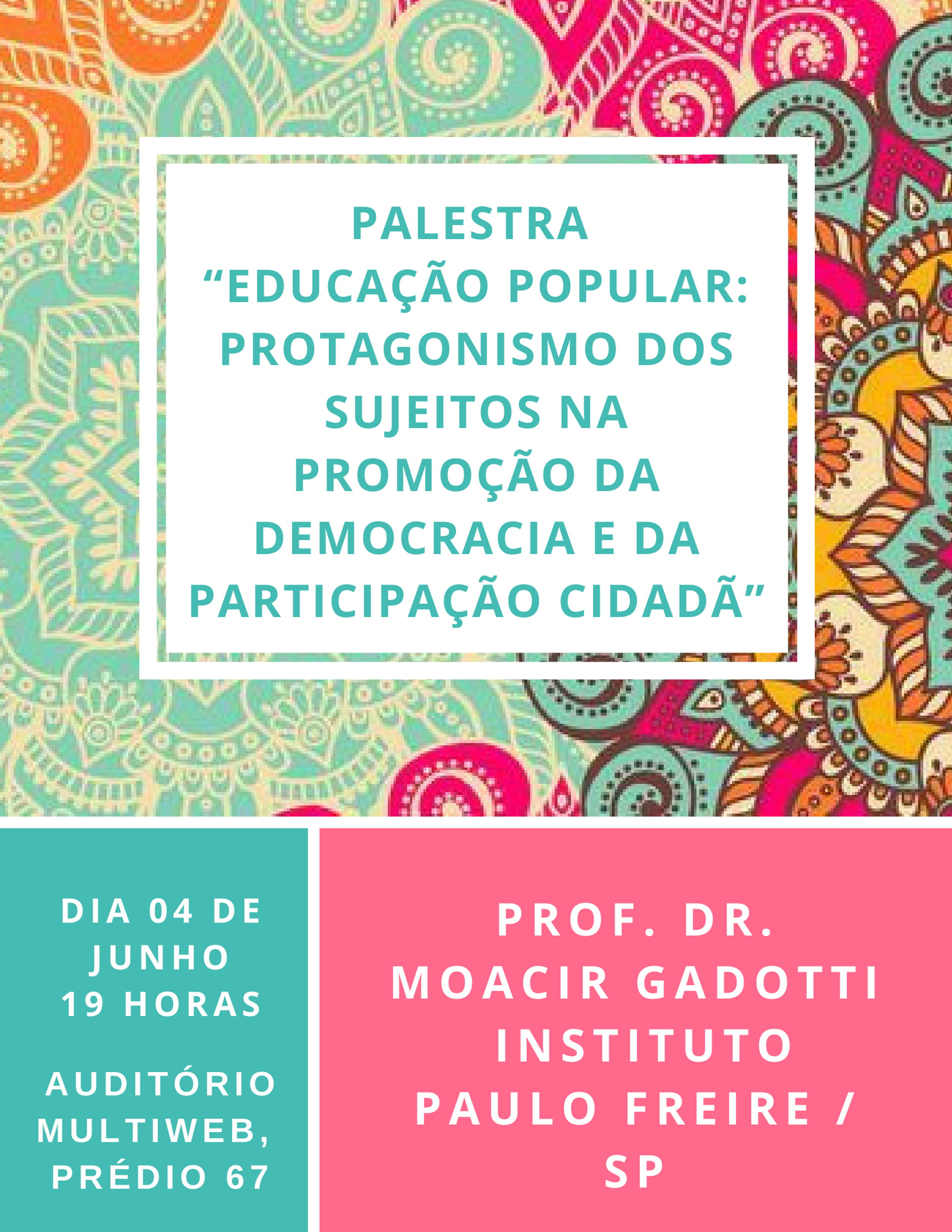 palestra prof gadotti