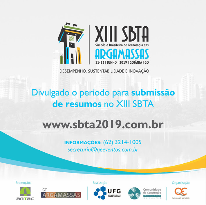 ARGAMASSAS SIMPOSIO BRASILEIRO