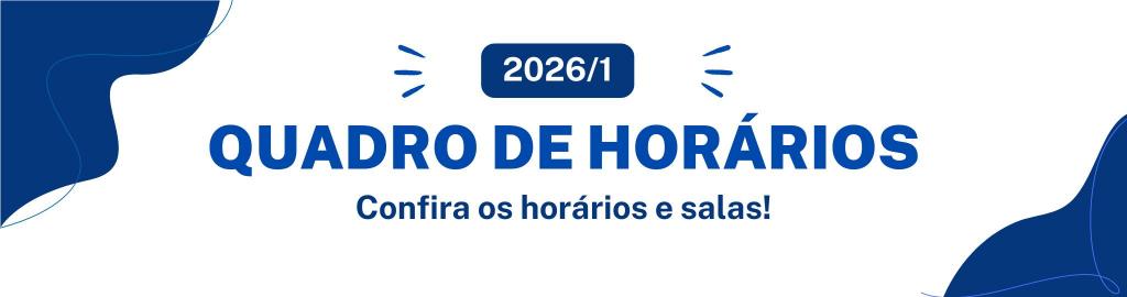 1Quadro de horários