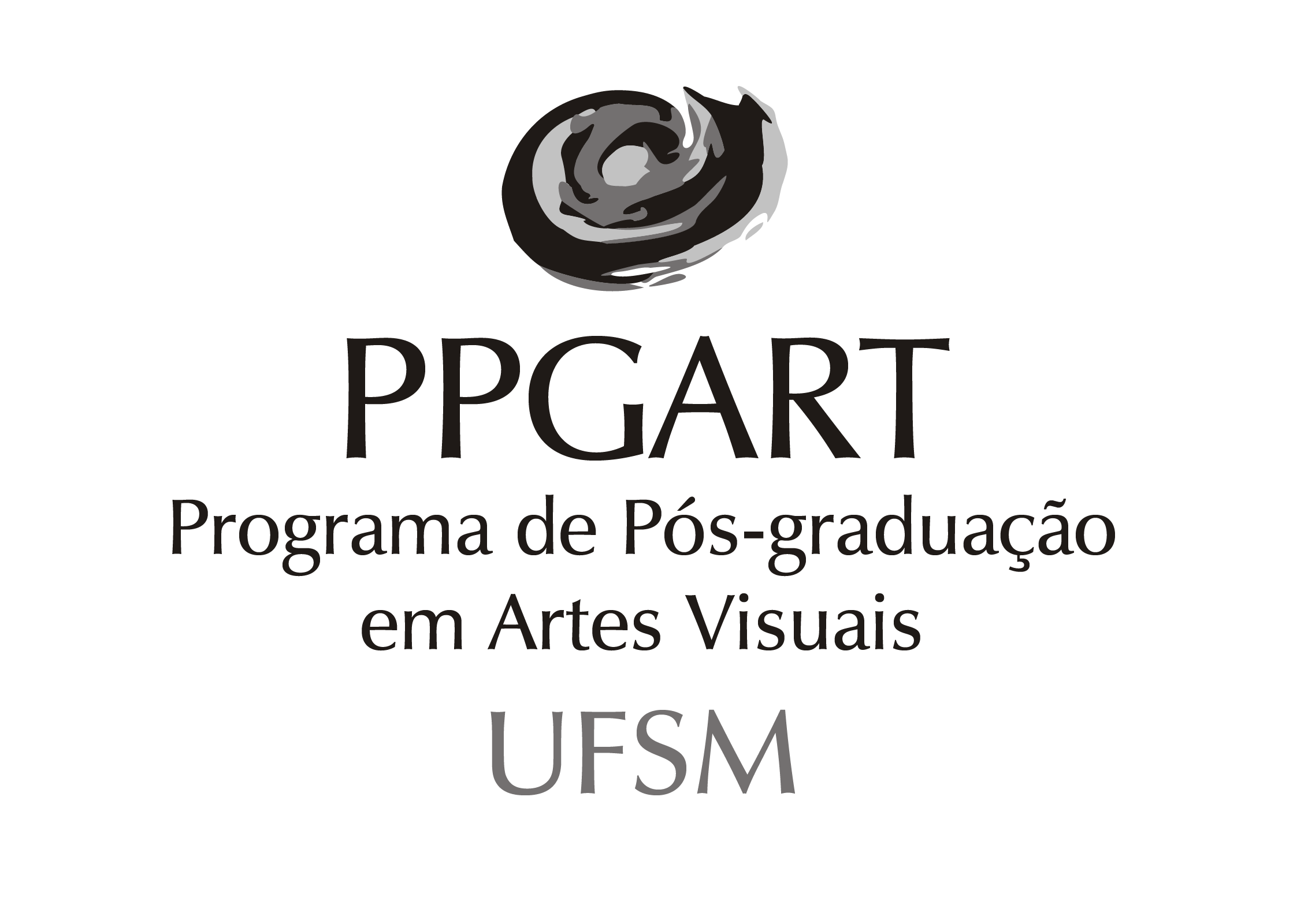 Logo do Programa de Pós-Graduação em Artes Visuais da UFSM (PPGArt/UFSM)